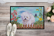 Load image into Gallery viewer, Bichon Frise Spring Doormat - 24x36 Decorative Floor Mat – Indoor/Outdoor Rug with Artistic Flair CK1210JMAT