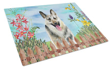 Load image into Gallery viewer, East-European Shepherd Spring Glass Cutting Boards – Durable, Decorative Kitchen Art Large CK1211LCB