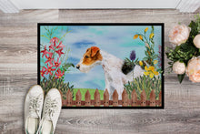 Load image into Gallery viewer, Fox Terrier Spring Doormat - 18x27 Decorative Floor Mat – Indoor/Outdoor Rug with Artistic Flair CK1212MAT