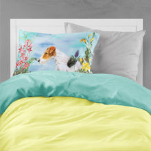 Load image into Gallery viewer, Fox Terrier Spring  Standard Pillowcase – Artistic Decorative Front, White Back CK1212PILLOWCASE