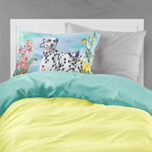 Load image into Gallery viewer, Dalmatian Spring  Standard Pillowcase – Artistic Decorative Front, White Back CK1215PILLOWCASE