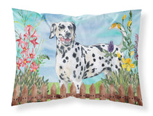 Load image into Gallery viewer, Dalmatian Spring  Standard Pillowcase – Artistic Decorative Front, White Back CK1215PILLOWCASE