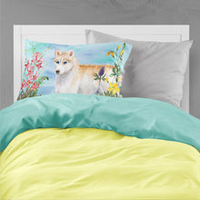 Load image into Gallery viewer, Siberian Husky Spring  Standard Pillowcase – Artistic Decorative Front, White Back CK1217PILLOWCASE