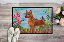 Load image into Gallery viewer, Miniature Pinscher Spring Doormat - 24x36 Decorative Floor Mat – Indoor/Outdoor Rug with Artistic Flair CK1218JMAT