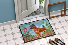 Load image into Gallery viewer, Miniature Pinscher Spring Doormat - 24x36 Decorative Floor Mat – Indoor/Outdoor Rug with Artistic Flair CK1218JMAT