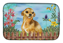 Load image into Gallery viewer, Chihuahua Spring Dish Drying Mat – Absorbent, Artistic Kitchen Essentials CK1220DDM