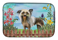 Load image into Gallery viewer, Chinese Crested Spring Dish Drying Mat – Absorbent, Artistic Kitchen Essentials CK1221DDM