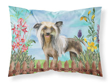 Load image into Gallery viewer, Chinese Crested Spring  Standard Pillowcase – Artistic Decorative Front, White Back CK1221PILLOWCASE