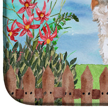 Load image into Gallery viewer, Cavalier Spaniel Spring Dish Drying Mat – Absorbent, Artistic Kitchen Essentials CK1225DDM