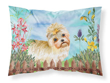 Load image into Gallery viewer, Morkie Spring  Standard Pillowcase – Artistic Decorative Front, White Back CK1230PILLOWCASE