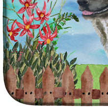 Load image into Gallery viewer, American Akita Spring Dish Drying Mat – Absorbent, Artistic Kitchen Essentials CK1231DDM