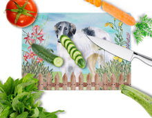 Load image into Gallery viewer, Borzoi Spring Glass Cutting Boards – Durable, Decorative Kitchen Art Large CK1234LCB