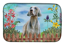 Load image into Gallery viewer, Weimaraner Spring Dish Drying Mat – Absorbent, Artistic Kitchen Essentials CK1236DDM