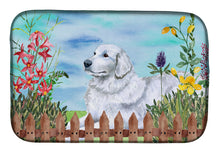 Load image into Gallery viewer, Maremma Sheepdog Spring Dish Drying Mat – Absorbent, Artistic Kitchen Essentials CK1237DDM