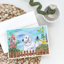 Load image into Gallery viewer, Maremma Sheepdog Spring Greeting Cards -  Blank Note Cards – 8-Pack of Artist-Designed Cards with Envelopes