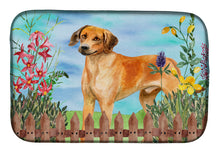Load image into Gallery viewer, Rhodesian Ridgeback Spring Dish Drying Mat – Absorbent, Artistic Kitchen Essentials CK1238DDM