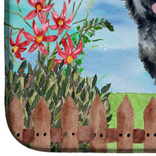 Load image into Gallery viewer, Black Russian Terrier Spring Dish Drying Mat – Absorbent, Artistic Kitchen Essentials CK1239DDM