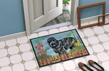 Load image into Gallery viewer, Black Russian Terrier Spring Doormat - 24x36 Decorative Floor Mat – Indoor/Outdoor Rug with Artistic Flair CK1239JMAT