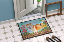 Load image into Gallery viewer, Shiba Inu Spring Doormat - 18x27 Decorative Floor Mat – Indoor/Outdoor Rug with Artistic Flair CK1240MAT