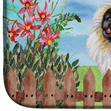Load image into Gallery viewer, Pekingese Spring Dish Drying Mat – Absorbent, Artistic Kitchen Essentials CK1243DDM