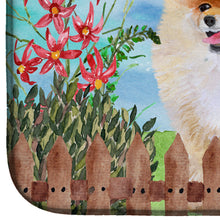 Load image into Gallery viewer, Pomeranian Spring Dish Drying Mat – Absorbent, Artistic Kitchen Essentials CK1244DDM
