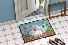 Load image into Gallery viewer, Medium White Poodle Spring Doormat - 24x36 Decorative Floor Mat – Indoor/Outdoor Rug with Artistic Flair CK1245JMAT