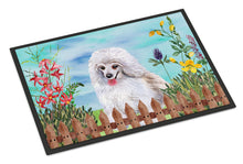 Load image into Gallery viewer, Medium White Poodle Spring Doormat - 24x36 Decorative Floor Mat – Indoor/Outdoor Rug with Artistic Flair CK1245JMAT