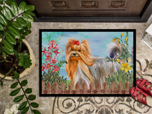 Load image into Gallery viewer, Yorkshire Terrier Spring Doormat - 24x36 Decorative Floor Mat – Indoor/Outdoor Rug with Artistic Flair CK1247JMAT