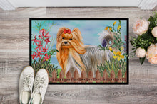 Load image into Gallery viewer, Yorkshire Terrier Spring Doormat - 18x27 Decorative Floor Mat – Indoor/Outdoor Rug with Artistic Flair CK1247MAT