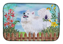 Load image into Gallery viewer, Samoyed Spring Dish Drying Mat – Absorbent, Artistic Kitchen Essentials CK1253DDM