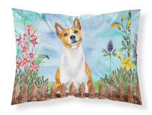 Load image into Gallery viewer, Basenji Spring  Standard Pillowcase – Artistic Decorative Front, White Back CK1254PILLOWCASE
