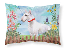 Load image into Gallery viewer, Bull Terrier Spring  Standard Pillowcase – Artistic Decorative Front, White Back CK1255PILLOWCASE