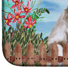 Load image into Gallery viewer, Siberian Husky Grey Spring Dish Drying Mat – Absorbent, Artistic Kitchen Essentials CK1258DDM