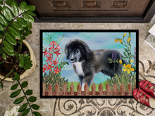 Load image into Gallery viewer, Newfoundland Puppy Spring Doormat - 18x27 Decorative Floor Mat – Indoor/Outdoor Rug with Artistic Flair CK1261MAT