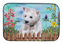 Load image into Gallery viewer, Westie Spring Dish Drying Mat – Absorbent, Artistic Kitchen Essentials CK1263DDM