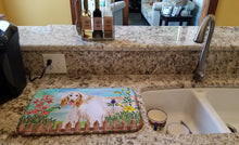 Load image into Gallery viewer, Afghan Hound Spring Dish Drying Mat – Absorbent, Artistic Kitchen Essentials CK1264DDM