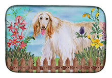 Load image into Gallery viewer, Afghan Hound Spring Dish Drying Mat – Absorbent, Artistic Kitchen Essentials CK1264DDM