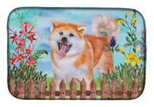 Load image into Gallery viewer, Akita Spring Dish Drying Mat – Absorbent, Artistic Kitchen Essentials CK1265DDM
