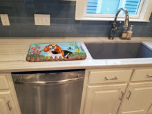 Load image into Gallery viewer, Basset Hound Spring Dish Drying Mat – Absorbent, Artistic Kitchen Essentials CK1266DDM