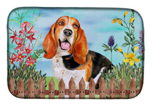 Load image into Gallery viewer, Basset Hound Spring Dish Drying Mat – Absorbent, Artistic Kitchen Essentials CK1266DDM