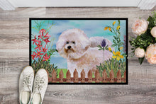 Load image into Gallery viewer, Bichon Frise #2 Spring Doormat - 24x36 Decorative Floor Mat – Indoor/Outdoor Rug with Artistic Flair CK1267JMAT