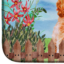 Load image into Gallery viewer, Cocker Spaniel Spring Dish Drying Mat – Absorbent, Artistic Kitchen Essentials CK1268DDM