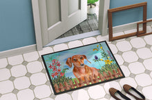 Load image into Gallery viewer, Red Dachshund Spring Doormat - 24x36 Decorative Floor Mat – Indoor/Outdoor Rug with Artistic Flair CK1269JMAT