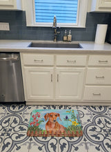 Load image into Gallery viewer, Red Dachshund Spring Machine Washable Memory Foam Mat CK1269RUG