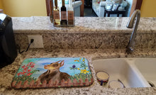 Load image into Gallery viewer, Doberman Pinscher Spring Dish Drying Mat – Absorbent, Artistic Kitchen Essentials CK1271DDM