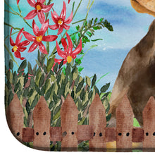 Load image into Gallery viewer, Doberman Pinscher Spring Dish Drying Mat – Absorbent, Artistic Kitchen Essentials CK1271DDM