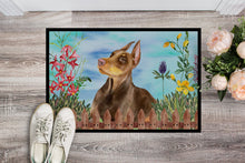 Load image into Gallery viewer, Doberman Pinscher Spring Doormat - 24x36 Decorative Floor Mat – Indoor/Outdoor Rug with Artistic Flair CK1271JMAT