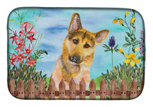 Load image into Gallery viewer, German Shepherd #2 Spring Dish Drying Mat – Absorbent, Artistic Kitchen Essentials CK1273DDM
