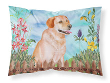 Load image into Gallery viewer, Labrador Retriever Spring  Standard Pillowcase – Artistic Decorative Front, White Back CK1276PILLOWCASE