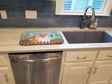 Load image into Gallery viewer, Pomeranian #2 Spring Dish Drying Mat – Absorbent, Artistic Kitchen Essentials CK1278DDM